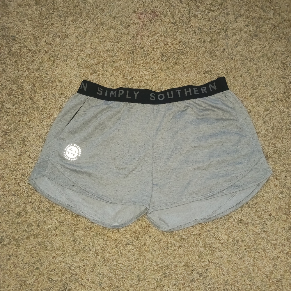 Simply Southern Shorts, Size XL, Gray